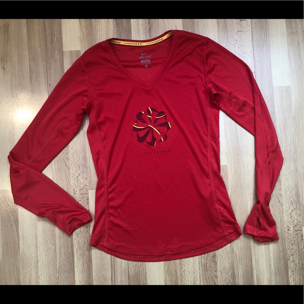 Nike Red Dri-Fit Top